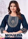 Monalisa By Sangeet Rayon Gold Printed Kurtis Wholesale Shop In Surat